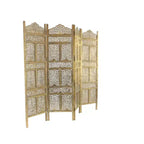 Paravento Intagliato Tradizionale Intricato Oro - Olivia & May