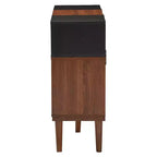 Madia/Mobile Contenitore in Legno Moderno Retrò Anderson Stile Metà Secolo - Rovere/Espresso - Baxton Studio