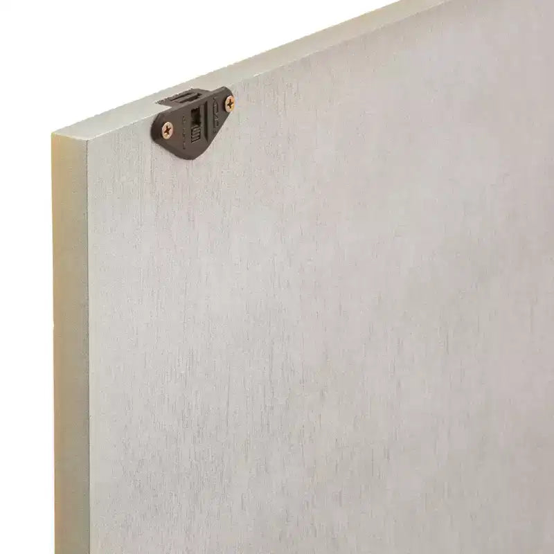 Lifestorey Madia Flory con Ante Scorrevoli Noce: Credenza Soggiorno Stile Mid-Century Moderno, Ripiani Regolabili