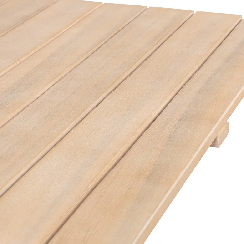 Ensemble bistrot pliant d'extérieur 3 pièces Cadiz Modern Coastal en bois d'acacia, par JONATHAN Y