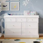 Fasciatoio e Cassettiera Versatile Famapy: Design Convertibile, Cassetti Spaziosi - Cresce con il Tuo Bambino