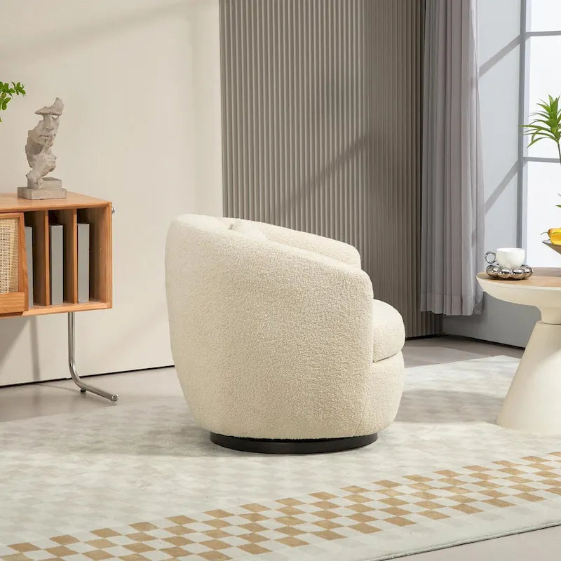 Fauteuil pivotant avec rangement intégré