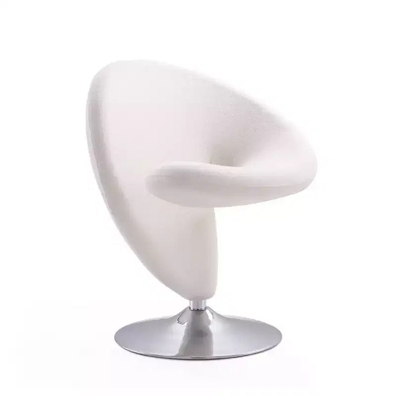 Set di 2 Poltrone Girevoli "Curl" in Misto Lana - Manhattan Comfort