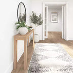 56 Console, Legno massello, Stile moderno stretto, Nero / Biondo / Noce pecan