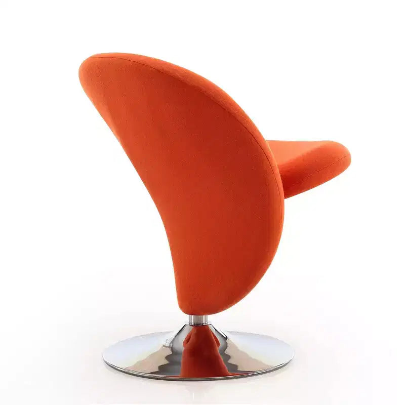 Set di 2 Poltrone Girevoli "Curl" in Misto Lana - Manhattan Comfort