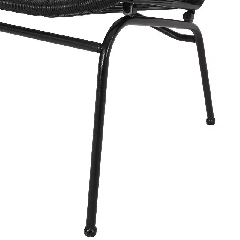 Christopher Knight Home Paoa Set Salotto da Esterno in 3 Pezzi Intrecciato con Struttura in Ferro (Tavolo Non Incluso)