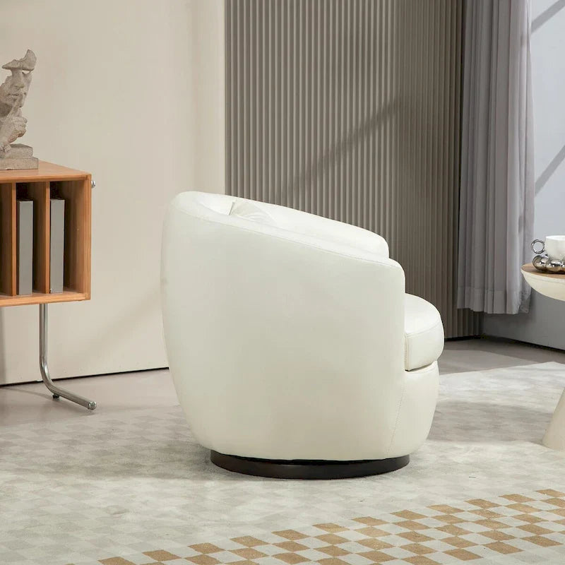 Fauteuil pivotant avec rangement intégré