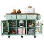 Carrello da Cucina su Ruote Portatile con Contenitore