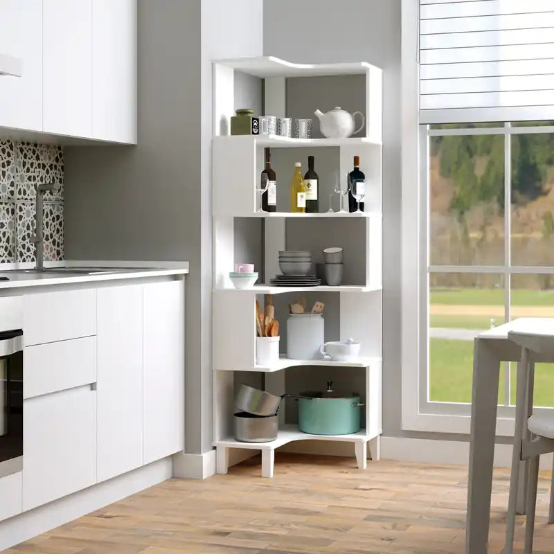 Libreria angolare - Rovere naturale