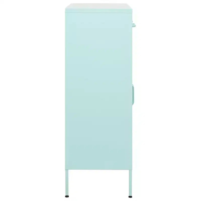 Armadietto portaoggetti in acciaio verde oliva 80 x 35 x 101,5 cm
