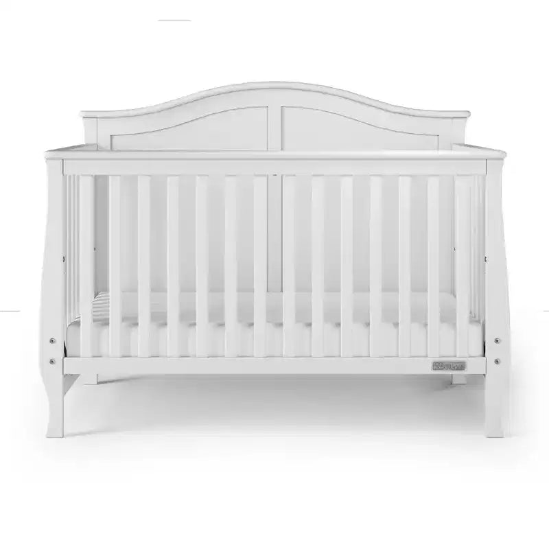 Culla trasformabile 4-in-1 Child Craft Camden, si trasforma in lettino da giorno, lettino per bambini e letto a una piazza e mezza, 3 posizioni per il materasso, finitura sicura per i bambini