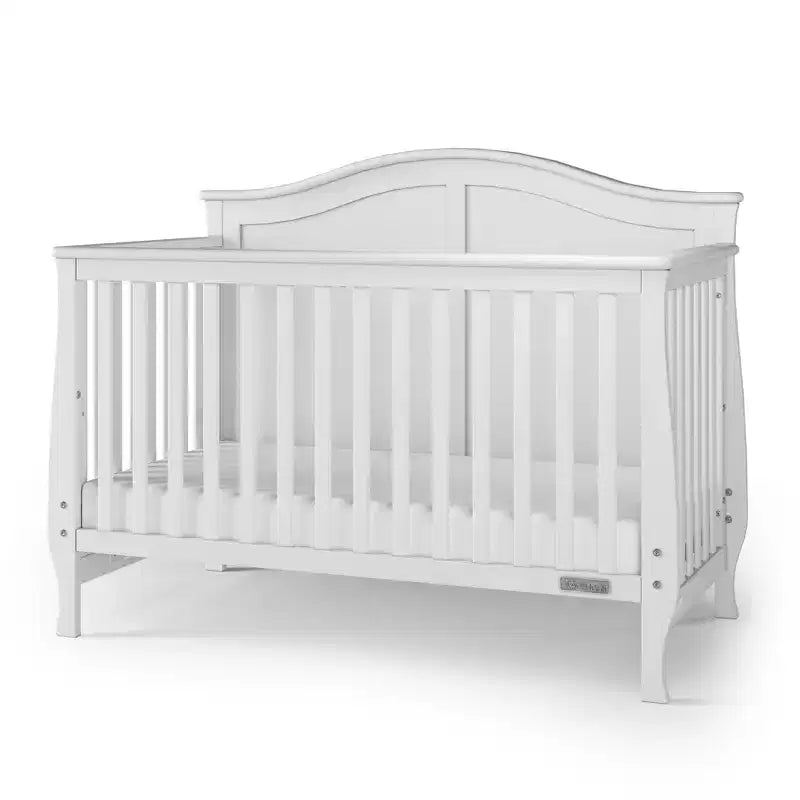 Culla trasformabile 4-in-1 Child Craft Camden, si trasforma in lettino da giorno, lettino per bambini e letto a una piazza e mezza, 3 posizioni per il materasso, finitura sicura per i bambini