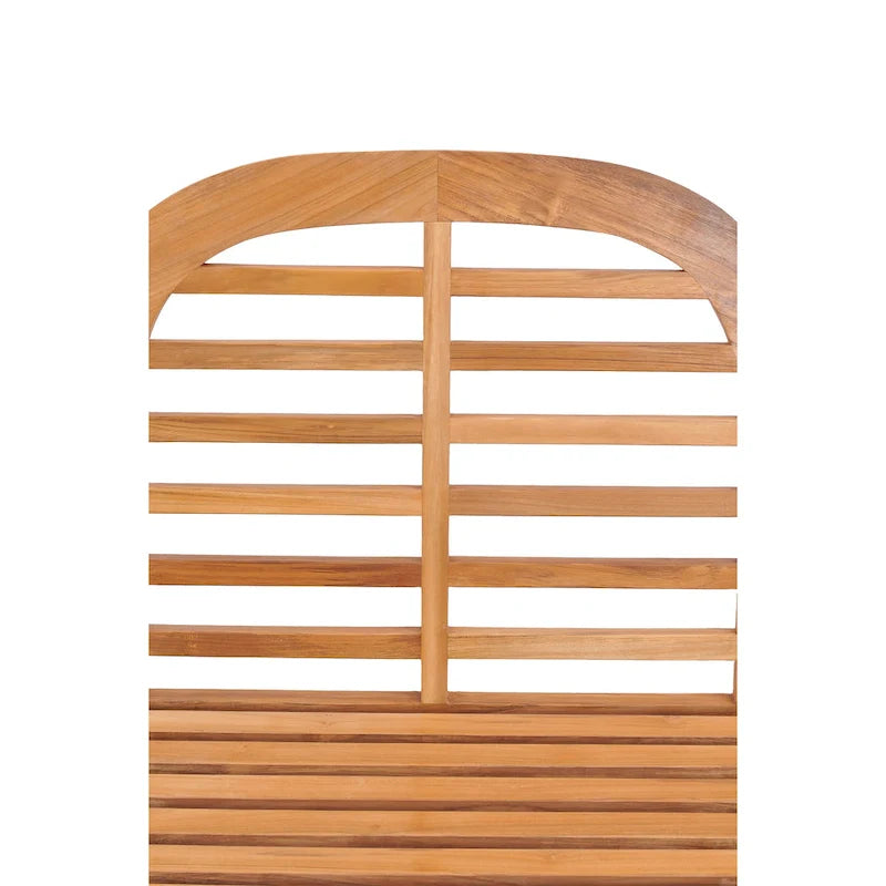 Panca tripla da esterno e giardino in legno di teak Chic Teak Lutyens