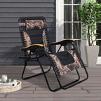 Fauteuil de relaxation zéro gravité XL surdimensionné rembourré avec accoudoirs plus larges et porte-gobelet réglable - N/A