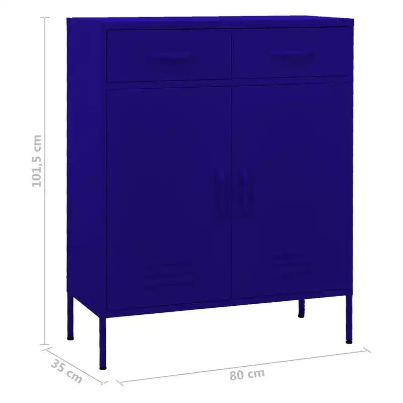 Armadietto portaoggetti in acciaio verde oliva 80 x 35 x 101,5 cm