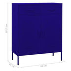 Armadietto portaoggetti in acciaio verde oliva 80 x 35 x 101,5 cm