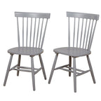 Chaises de salle à manger à barreaux en bois massif Venice Simple Living (Lot de 2)