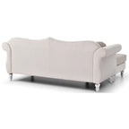 Divano Hollywood Velvet con Chaise Longue Reversibile