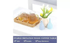 Set di mobili da giardino Heynemo in alluminio, set da salotto moderno da 4 pezzi con divano componibile e cuscini e tavolino da caffè per balcone