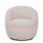 Poltrona a botte girevole Roundhill Furniture Galleria 360 in finta pelliccia di montone