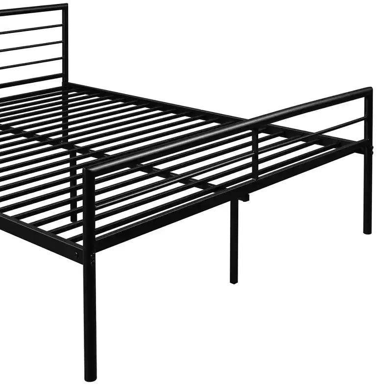 Lit superposé en métal une place sur deux places avec bureau, lit mezzanine une place avec lit inférieur double séparé pour enfants