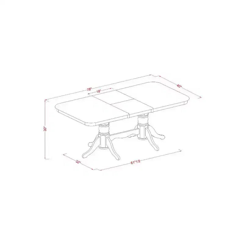 Set sala da pranzo tavolo e sedie in legno massello artigianale con prolunga
