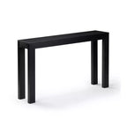 56 Console, Legno massello, Stile moderno stretto, Nero / Biondo / Noce pecan