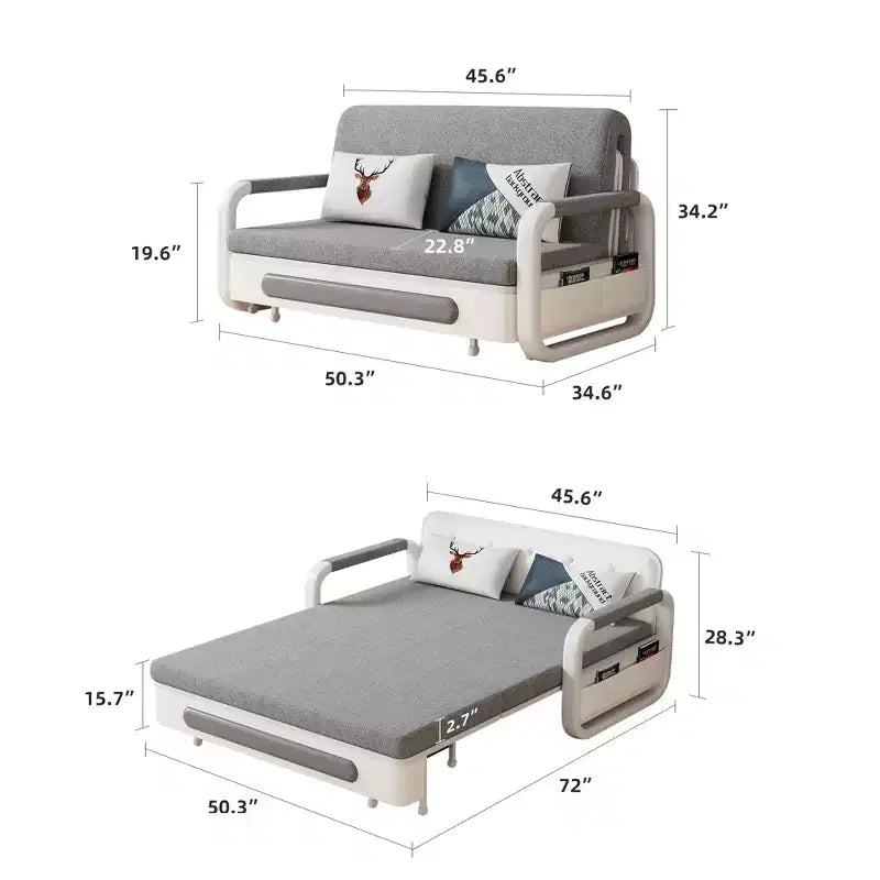 Divano letto moderno Luck Live 50.3, divano letto pieghevole