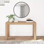 56 Console, Legno massello, Stile moderno stretto, Nero / Biondo / Noce pecan