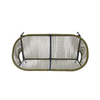 Christopher Knight Home Paoa Set Salotto da Esterno in 3 Pezzi Intrecciato con Struttura in Ferro (Tavolo Non Incluso)