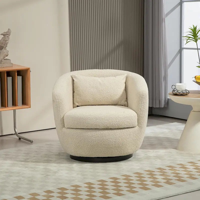 Fauteuil pivotant avec rangement intégré