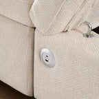 Canapé-lit modulaire sectionnel Whisen 270 - 6 places en forme de L avec pouf de rangement, canapé en chenille, personnalisable pour salon et appartement