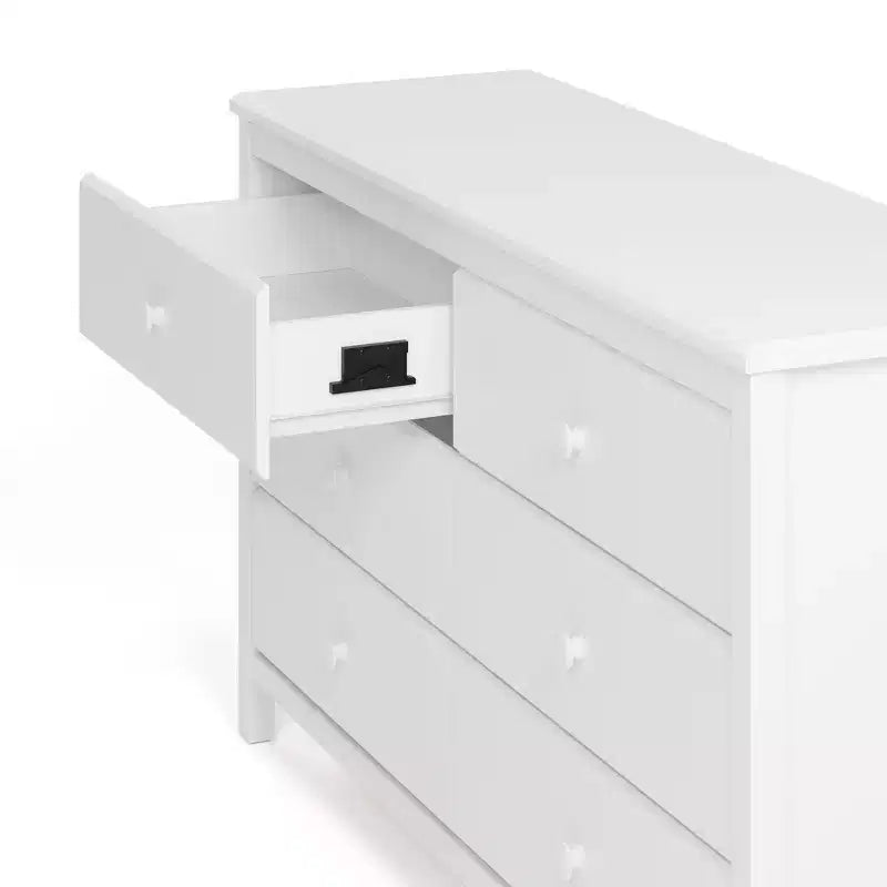 Comodino a 6 cassetti Storkcraft Alpine