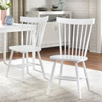Chaises de salle à manger à barreaux en bois massif Venice Simple Living (Lot de 2)