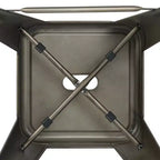 Yaheetech Lot de 4 Tabourets de Bar en Métal sans Dossier Hauteur Comptoir Chaises Empilables