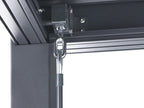 Gazebo Metallo 296 cm x 296 cm Nero