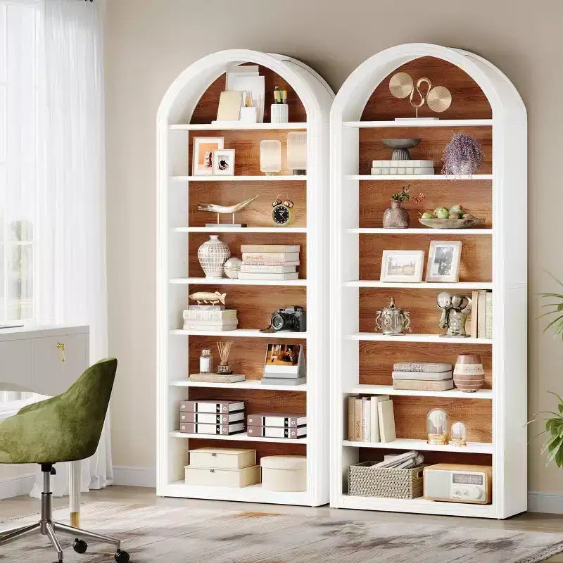 Lantine 78.74 Libreria, Scaffale Espositivo ad Arco in Legno