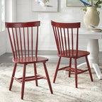 Chaises de salle à manger à barreaux en bois massif Venice Simple Living (Lot de 2)
