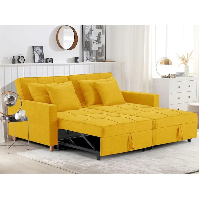 AECOJOY Divano Letto 3 in 1, Letto Singolo Convertibile