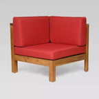 Canapé modulable Brava 2 places en acacia - Christopher Knight Home