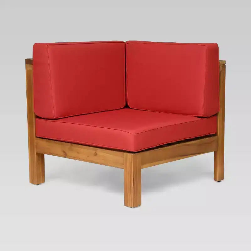 Canapé modulable Brava 2 places en acacia - Christopher Knight Home