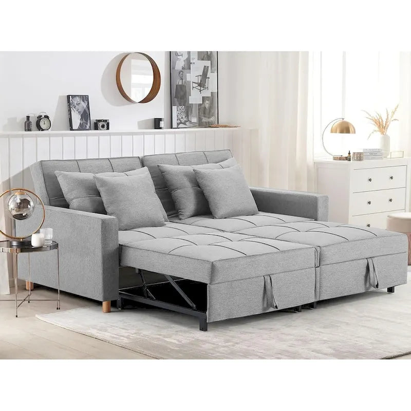 AECOJOY Divano Letto 3 in 1, Letto Singolo Convertibile