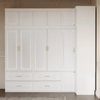 93.9H/74.2H Armoires Penderie Placard Rangement avec Tiroirs