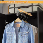 Armoire 2 portes avec miroir, tringle à vêtements et 2 tiroirs