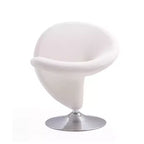 Set di 2 Poltrone Girevoli "Curl" in Misto Lana - Manhattan Comfort
