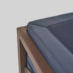 Set da salotto componibile per esterni Brava 6 pezzi in legno di acacia - Christopher Knight Home