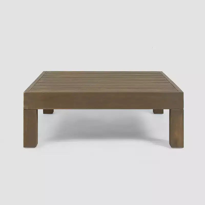Set da salotto componibile per esterni Brava 6 pezzi in legno di acacia - Christopher Knight Home