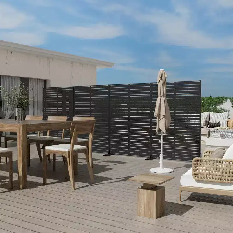 72 H Dovelina Brise-vue extérieur décoratif pour jardin (Lot de 2)