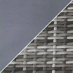 Set da 4 mobili da conversazione per patio da esterno Sunnydaze Ardfield con divanetto, sedie e tavolo - Grigio e Grigio