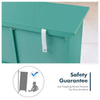 Buffet Costway – Meuble de Rangement de Cuisine avec Tiroirs et Portes Blanc/Bleu/Vert